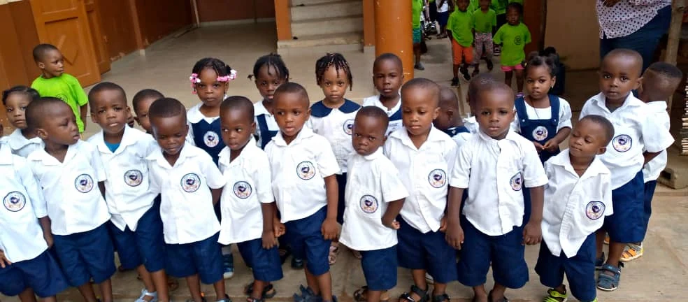 Niños de un orfanato de Benin