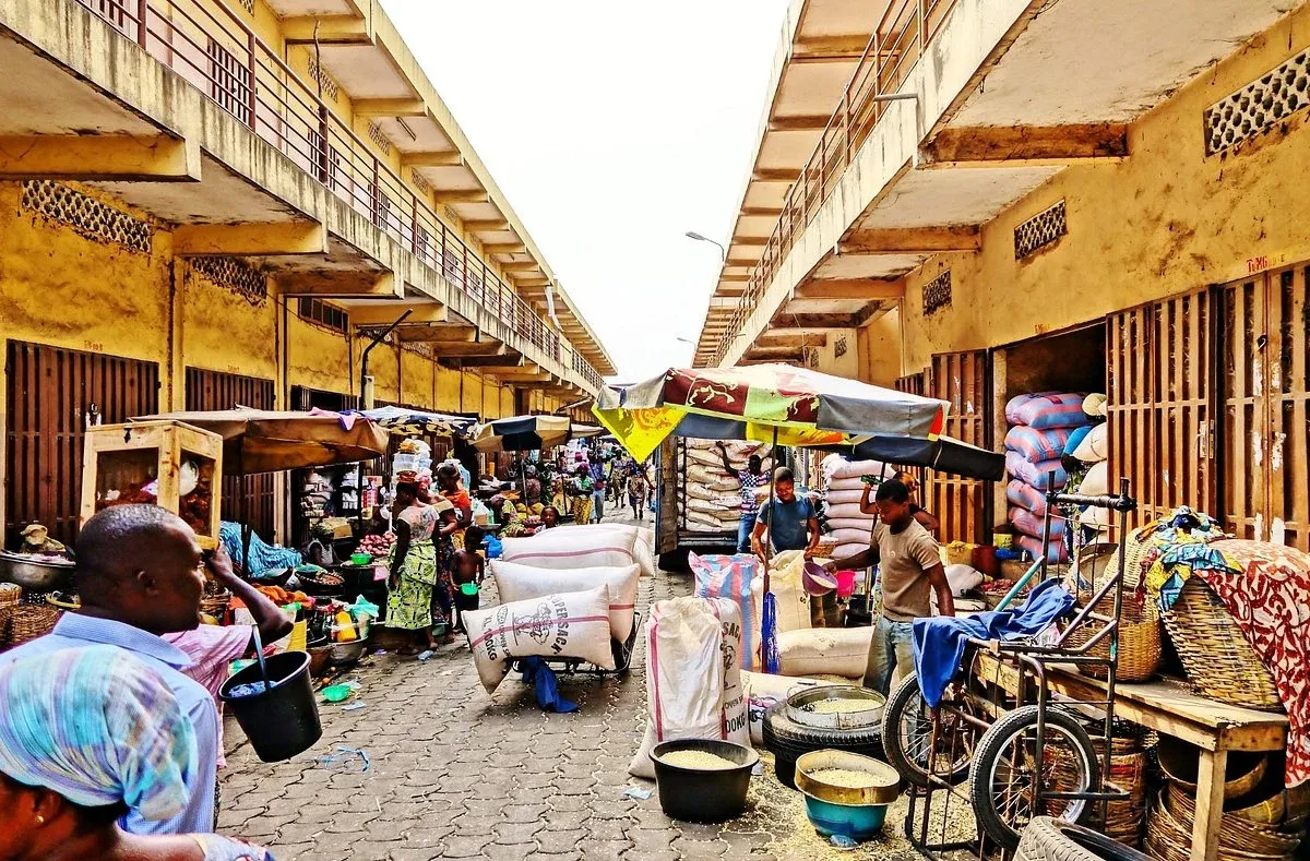 Comercio local de Benin